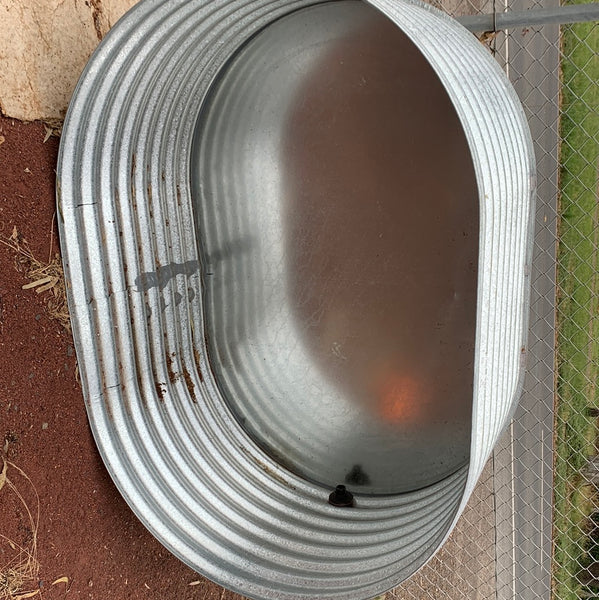 1m x 1.5m - Oval Galvanised Wicking Bed